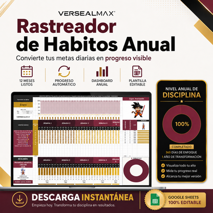 Rastreador de hábitos verseal