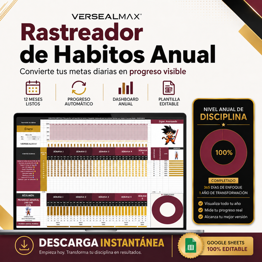 Rastreador de hábitos verseal