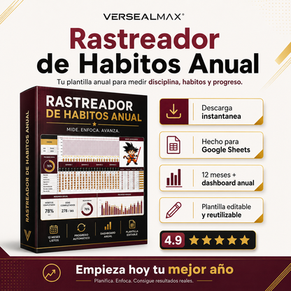 Rastreador de hábitos verseal